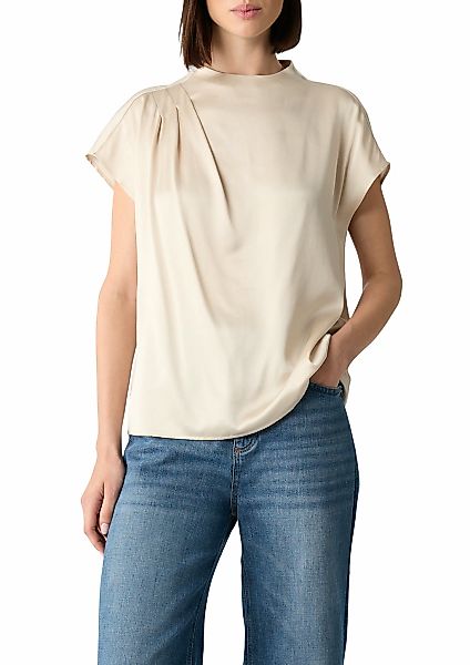 Comma Shirtbluse mit Falten-Detail günstig online kaufen