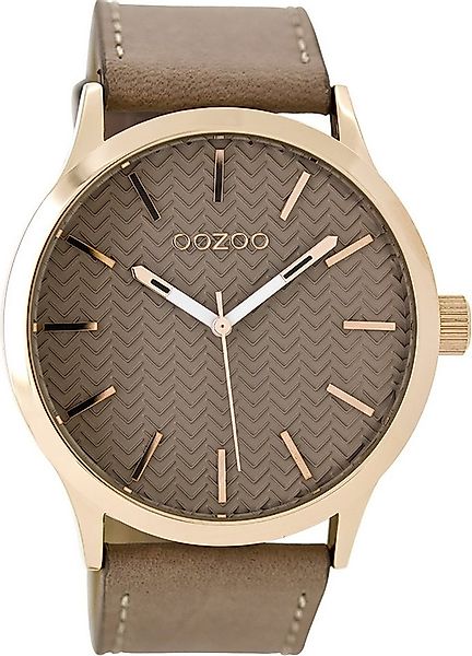 OOZOO Quarzuhr Oozoo Damen Uhr Casual matt Leder, (Analoguhr), Damenuhr run günstig online kaufen