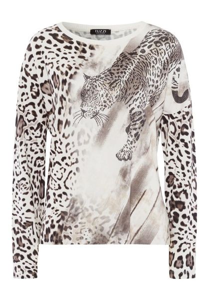 TUZZI Sweatshirt Leopard Weiche Viskosequalität mit günstig online kaufen