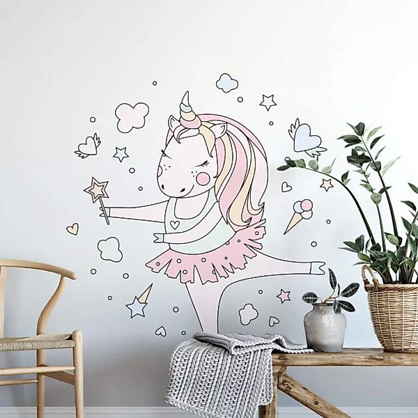 Wall-Art Wandtattoo "Ballerina Einhorn Pferde Deko", (1 St.) günstig online kaufen