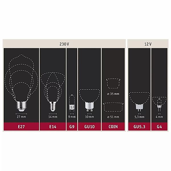 LED-Lampe E27 9W Filament 2.700K matt günstig online kaufen