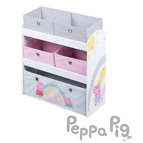 roba® Kinderregal Peppa Pig, Montessori Aufbewahrungsregal günstig online kaufen