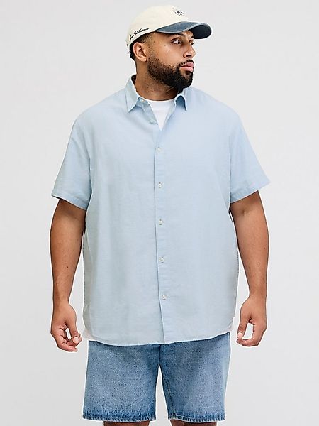 Jack & Jones PlusSize Kurzarmhemd JJEBREEZE LINEN BLEND SHIRT S/S SN PLS mi günstig online kaufen