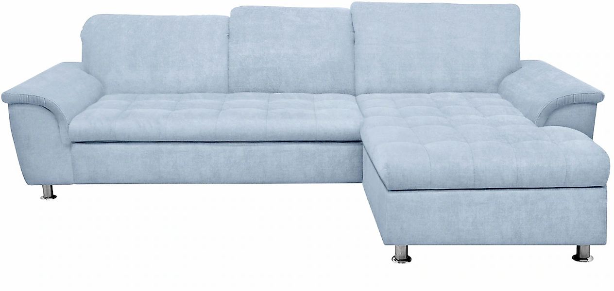 DOMO collection Ecksofa "Franzi Steppung im Sitzbereich B7T/H: 278/162/80 c günstig online kaufen