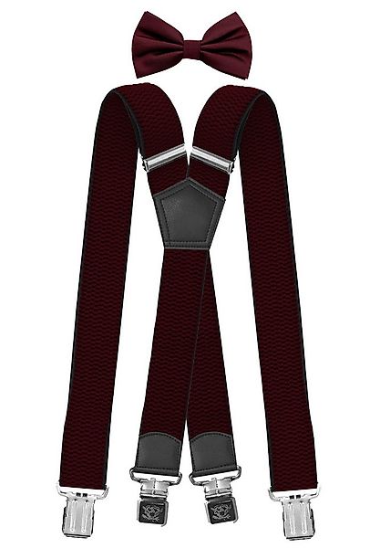 Fabio Farini Hosenträger Herren Hosenträger Pack 4cm X-Form mit passender F günstig online kaufen