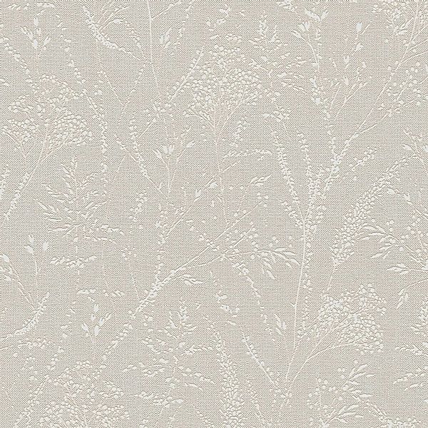 PROFHOME 397661-GU Ton-in-Ton Tapete Floral schimmernd Braun Beige Weiß 0,5 günstig online kaufen