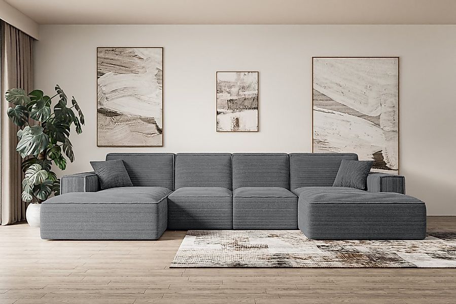 ALTDECOR Wohnlandschaft SIERRA-U, Sofa Praktische Bequeme Funktionsecke Cou günstig online kaufen