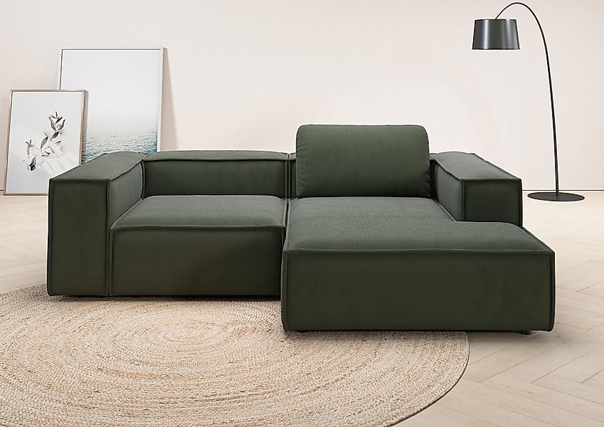 Home affaire Ecksofa "Watertown, kompakte L-Form, 246 cm breite für kleiner günstig online kaufen