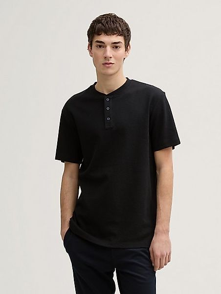 TOM TAILOR Denim T-Shirt Henley T-Shirt günstig online kaufen
