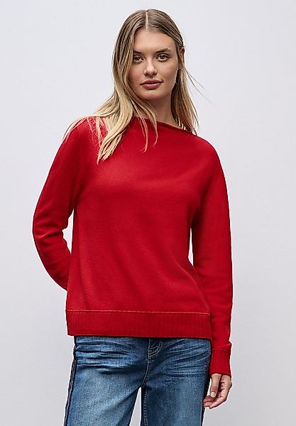 STREET ONE Strickpullover mit U-Boot-Ausschnitt günstig online kaufen