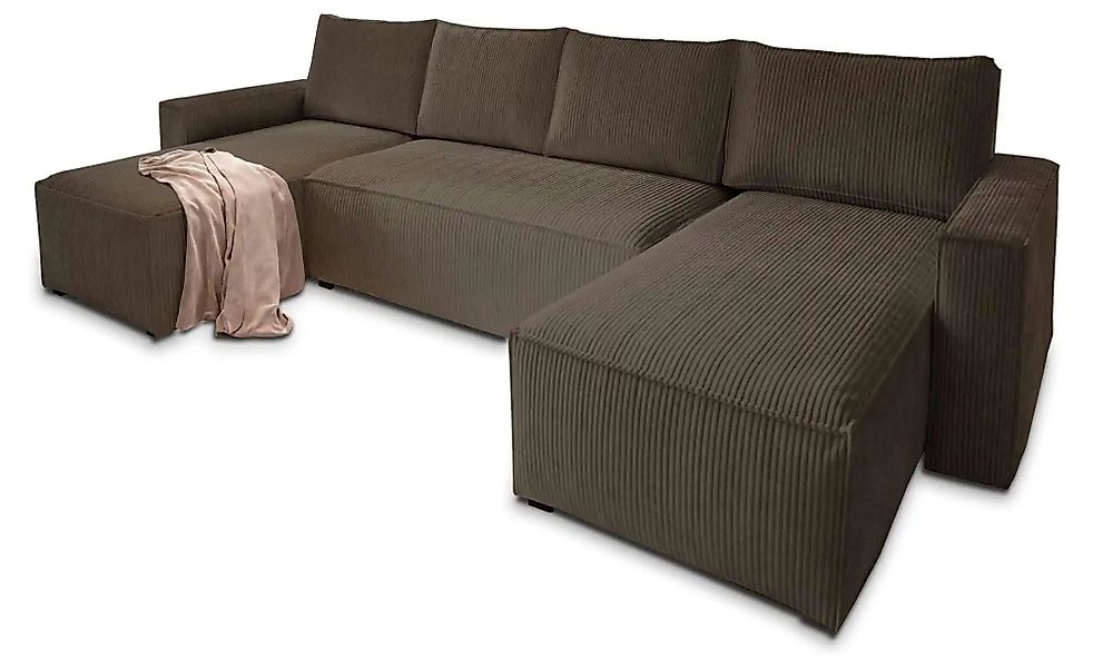 MASSENO Wohnlandschaft mit Schlaffunktion Aspra ¦ braun ¦ Maße (cm): B: 295 günstig online kaufen