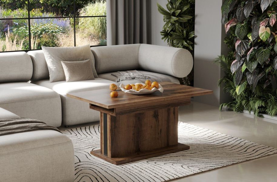 Endo-Moebel Couchtisch Solaris 110-170 cm Doppellift günstig online kaufen