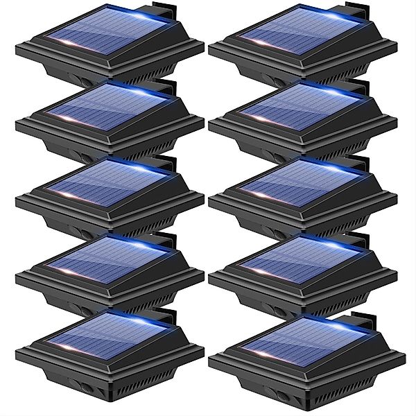 KingLux LED Dachrinnenleuchte 40LEDs Solar dachrinnenleuchten für außen mit günstig online kaufen