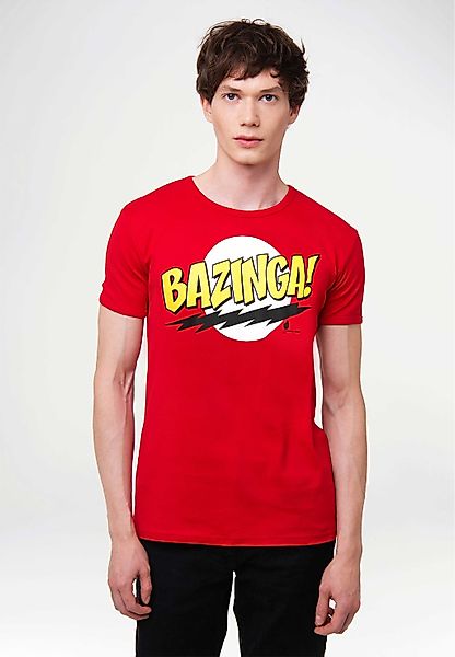 LOGOSHIRT T-Shirt "Big Bang Theory  Bazinga" mit coolem Frontprint günstig online kaufen