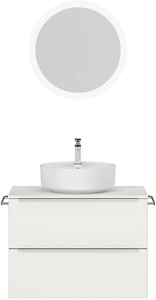 nobilia® Badmöbel-Set »Alvene«, (2 St., vormontiert, mit Soft-Close), inkl. günstig online kaufen