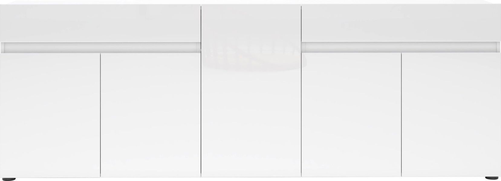 INOSIGN Sideboard "Mister" Kommode, komplett Hochglanz lackiert, (B/H): 225 günstig online kaufen