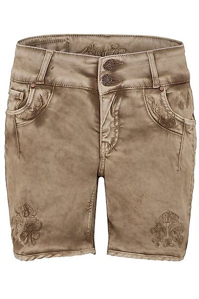 Hangowear Trachtenjeans Trachtenjeans Damen - HENDRINA KURZ - hellgrau, sch günstig online kaufen