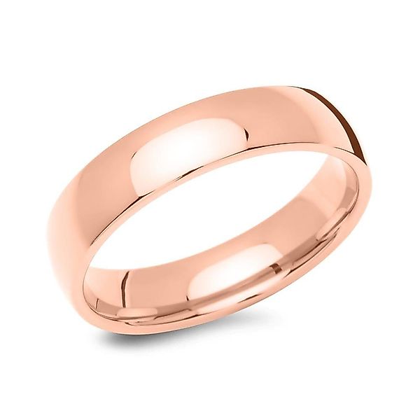Unique Fingerring Polierter Unique Edelstahlring rosévergoldete günstig online kaufen
