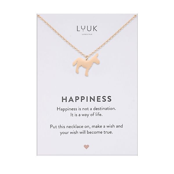 LUUK LIFESTYLE Kette mit Anhänger Esel, günstig online kaufen