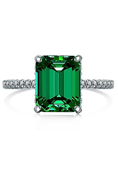 BRELLATO Silberring Damen Cocktailring Facetten Zirconia günstig online kaufen