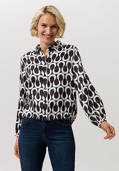 FRANK WALDER Klassische Bluse im einzigartigen Print günstig online kaufen