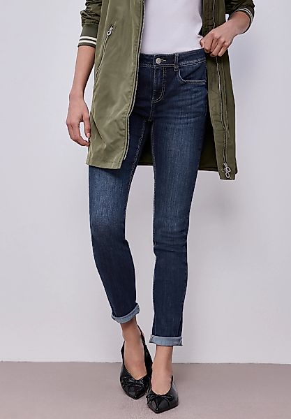 STREET ONE Slim-fit-Jeans Middle Waist günstig online kaufen