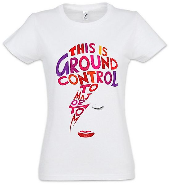 Urban Backwoods Print-Shirt Damen T-Shirt "Ziggy Ground Control Stardust (1 günstig online kaufen