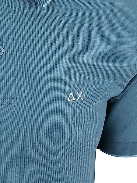 Sun68 Poloshirt Small Stripe Collar Petrol Blau - Größe 3XL günstig online kaufen