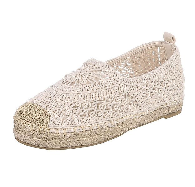 Ital-Design Häkel-Espadrille für Damen, leicht und bequem, Freizeitshoes Sl günstig online kaufen