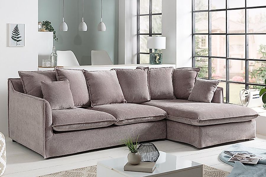 riess-ambiente Ecksofa HEAVEN 255cm taupe, Einzelartikel günstig online kaufen