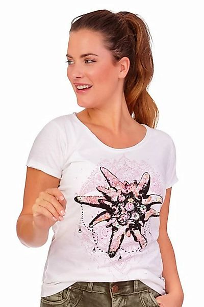 Hangowear Trachtenshirt Trachtenshirt Damen - JYTTE - offweiß günstig online kaufen
