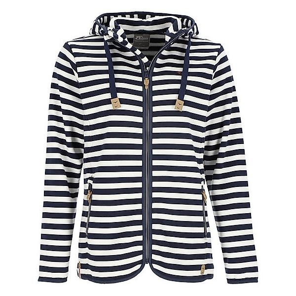modAS Fleecejacke Damen Jacke Fleece mit Blockstreifen - Gestreifte Jacke m günstig online kaufen