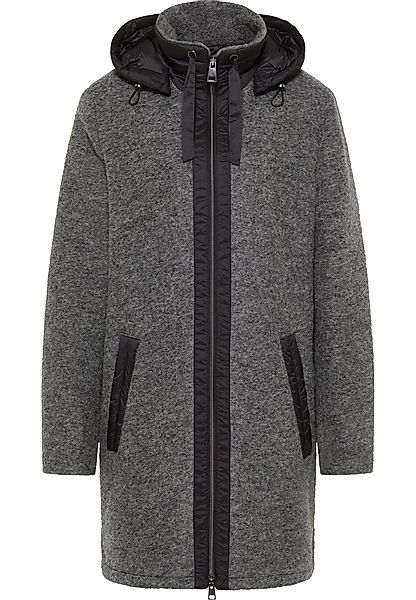 Barbara Lebek Wollmantel Wolljacke mit Kapuze günstig online kaufen