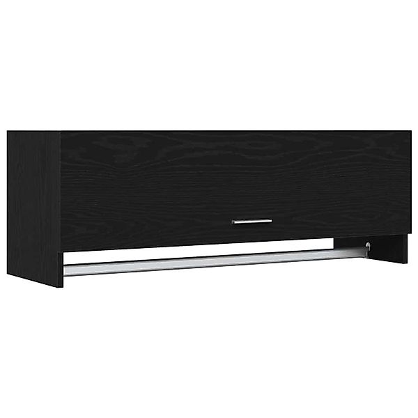 vidaXL Kleiderschrank Schwarz Eichen-Optik 100 x 32,5 x 35 cm 862657 günstig online kaufen