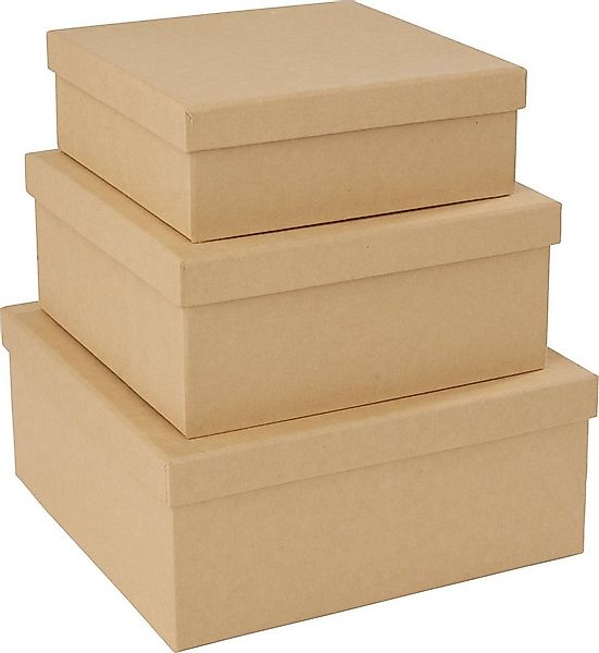 VBS Aufbewahrungsdose, naturfarben, 3er-Set günstig online kaufen