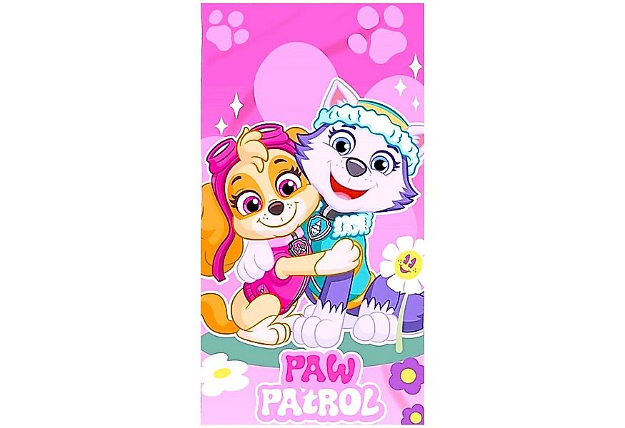 PAW PATROL Badetuch Skye & Everest, Baumwolle, Strandtuch 70 x 140 cm günstig online kaufen