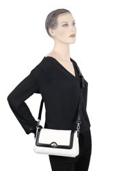 COLLEZIONE ALESSANDRO Schultertasche "Schwarz-Weiß" mit Flechtung günstig online kaufen