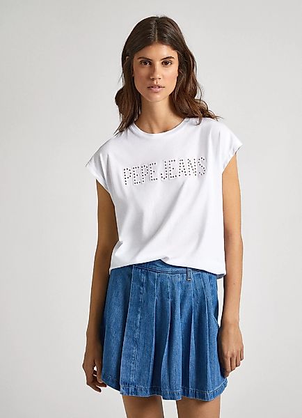 Pepe Jeans T-Shirt "LILITH", mit Logoapplikation günstig online kaufen