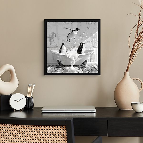 MuchoWow Poster Pinguine - Vintage - günstig online kaufen