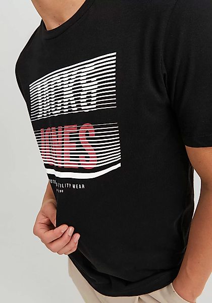 Jack & Jones Kurzarmshirt "JJBRIX TEE SS CREW NECK" günstig online kaufen