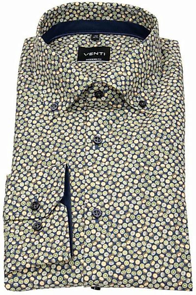 VENTI Langarmhemd Slim Fit leicht tailliert Button-Down-Kragen günstig online kaufen
