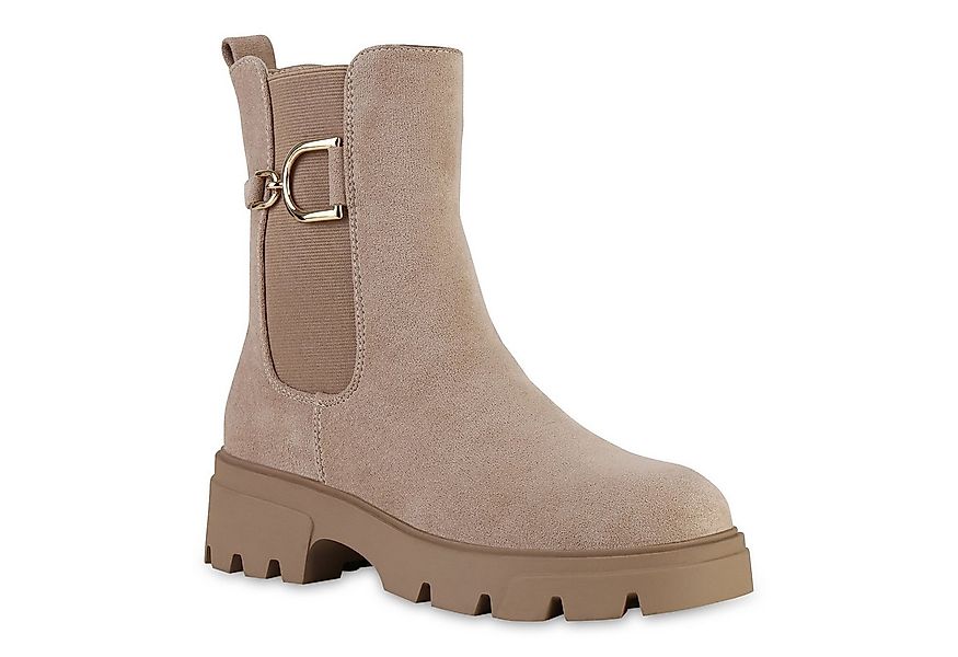 VAN HILL 841445 Stiefelette Damen Leicht Gefüttert Klassische Stiefeletten günstig online kaufen