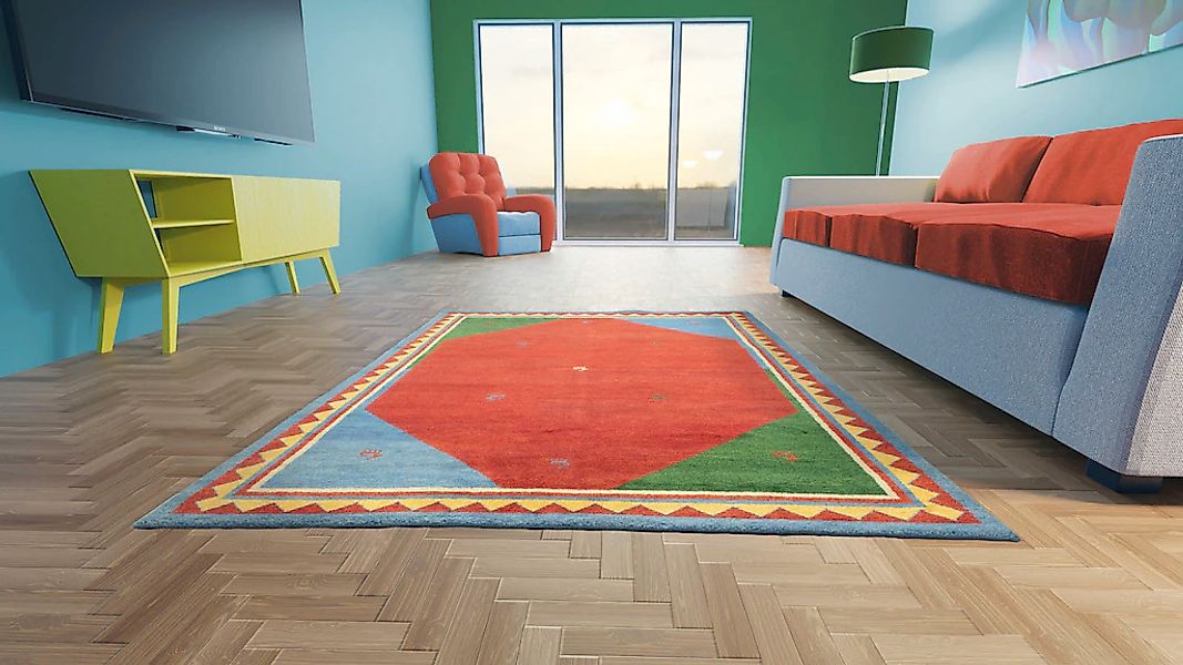 morgenland Wollteppich »GABBEH DESERT«, rechteckig, 19 mm Höhe, reine Schur günstig online kaufen