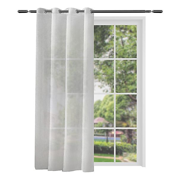 Woltu Gardine, Ösen (2 St), halbtransparent, günstig online kaufen