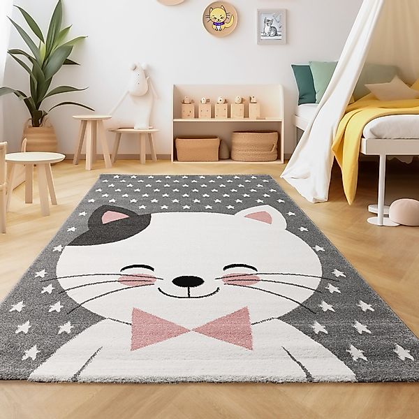 SIMPEX24 Teppich Niedliches Katze Design, Läufer, günstig online kaufen