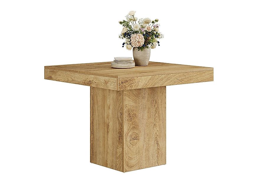 Tribesigns Esstisch Quadratischer Küchentisch für 4 Personen, 100 cm Holz E günstig online kaufen