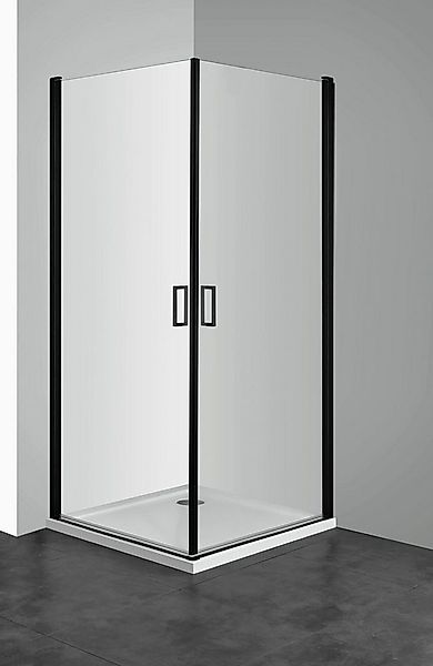 welltime Eckdusche Florenz 2.2 Black, BxT: 90x90 cm, Sicherheitsglas, Hebe- günstig online kaufen