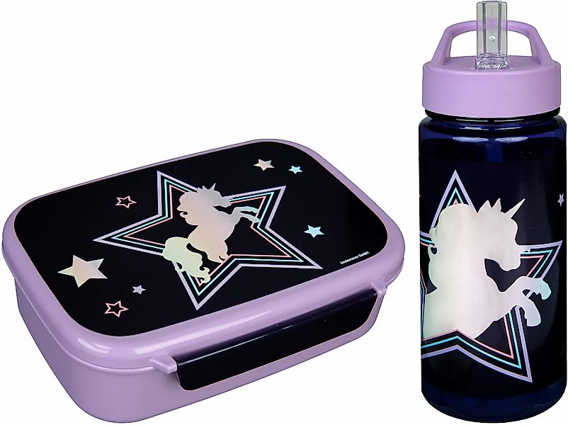 Scooli Lunchbox "Brotzeitdose & Trinkflasche, Dreamland" Set, 2 Stk. tlg. m günstig online kaufen