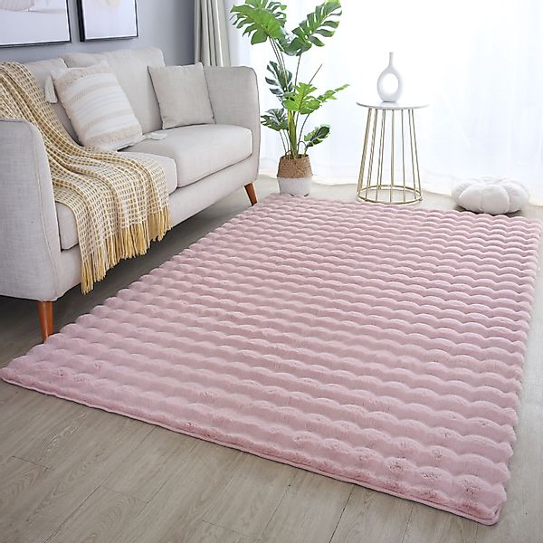 Carpettex Hochflor-Teppich Unicolor - Einfarbig, Läufer, günstig online kaufen