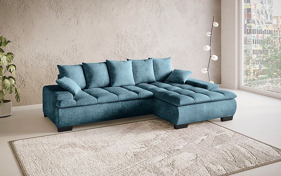 INOSIGN Ecksofa "Haiti II, L-Form", wahlweise mit Schlaffunktion/Bettkasten günstig online kaufen